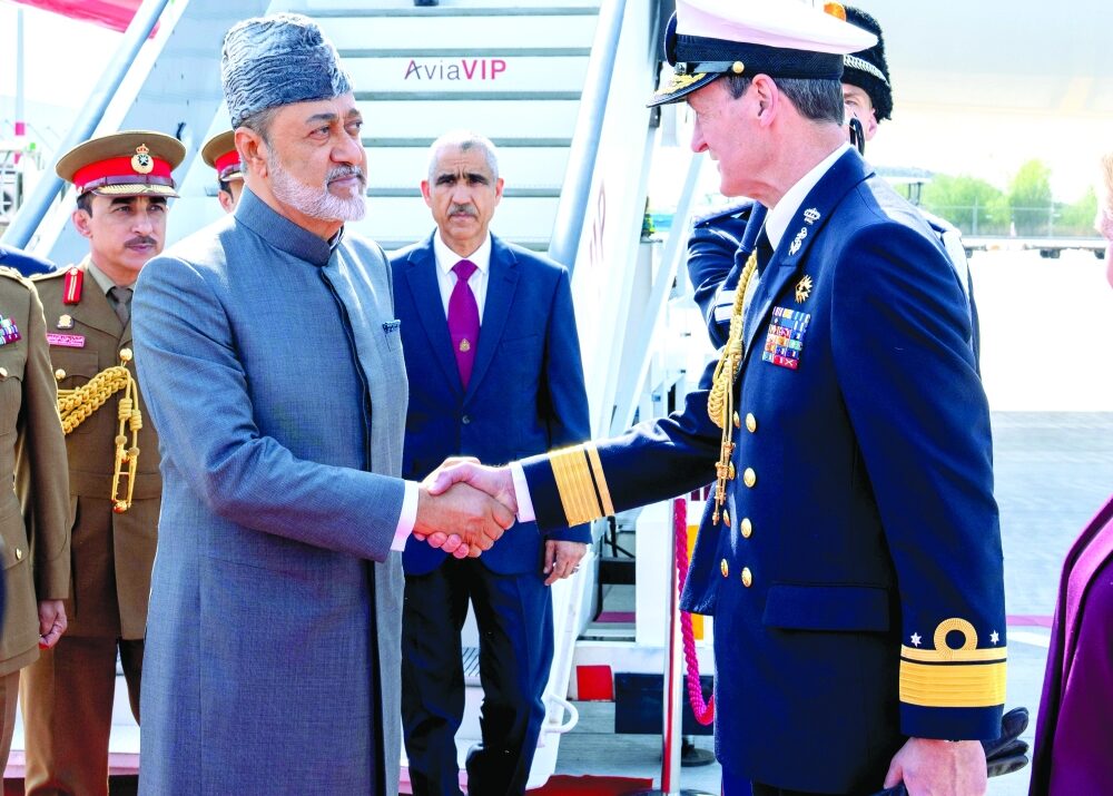 His Majesty arrives in Netherlands