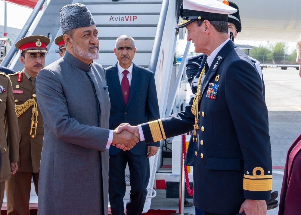 Official reception held for His Majesty in Amsterdam